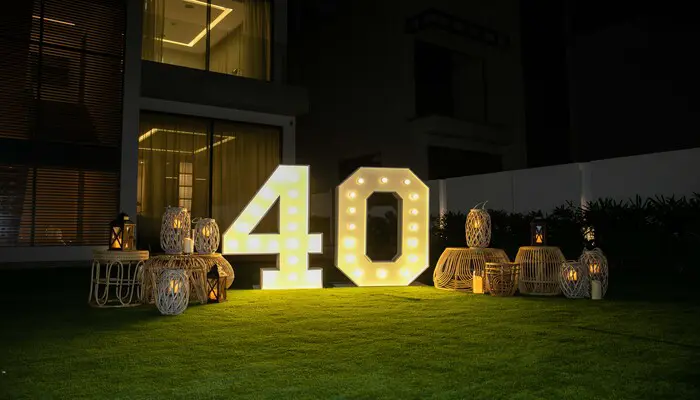 A Boho 40th