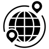 Black square with a white, stylized letter 'F', resembling a logo or symbol.